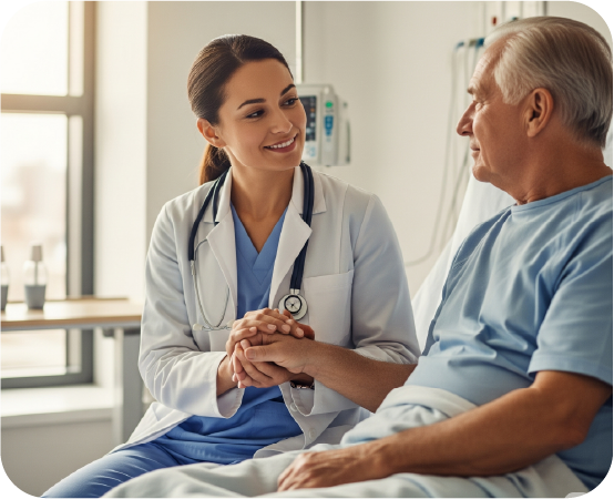 Advanced Houston Specialty Hospital - Doctor and Patient